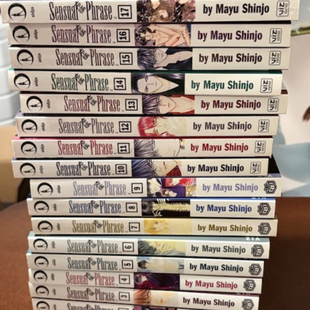 Sensual Phrase manga 1-18 complete set - By Mayu Shinjo